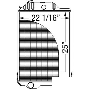 John Deere TRACTOR RADIATOR 