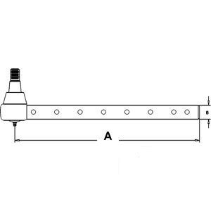 John Deere TRACTOR TIE-ROD-OUTER 