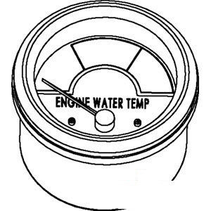 John Deere EXCAVATOR GAUGE-TEMPERATURE 