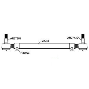 John Deere TRACTOR COMPLETE-TIE-ROD-ASSY 