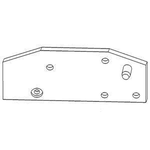 John Deere TRACTOR SUPPORT-PLATE-SWAY-BLOCK 