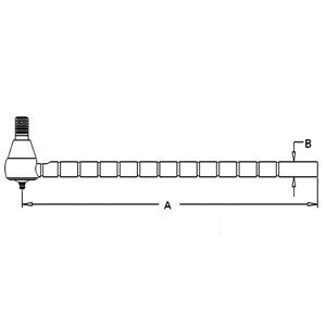 A-AT20944 TIE ROD LONG GROOVED     