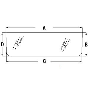 A-AT87527 GLASSREAR WINDOW(MIDDLE) 