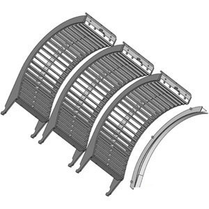 A-B93573 CONCAVE SET NARROW SPACE 
