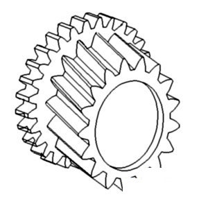 A-B9NN7114A COUNTERSHAFT 2ND SPEED   
