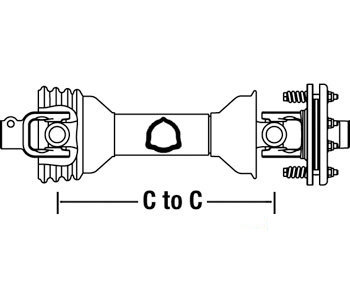 A-BP6140002FF2 WINGSHAFT 1 3/8-21 ENDS  