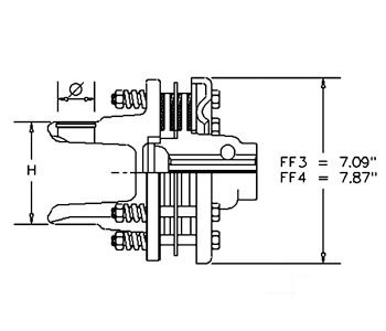 A-BP641460003 FF4 CLUTCH 1 3/8