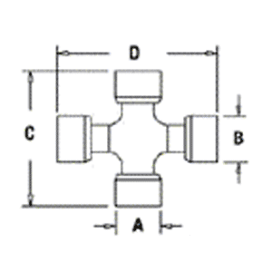 A-412060004 CROSS & BEARING KIT      