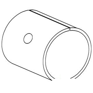 A-C5NN3153D BUSHING CENTER AXLE      