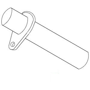 A-C5NN3N160A FRONT AXLE PIN REAR      
