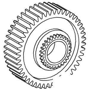 A-C5NN7145A GEAR TRANS. OUTPUT SHAFT 