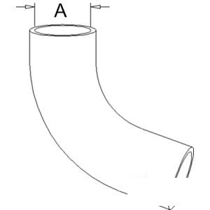 A-C5NN9B640B HOSE AIR CLEANER LOWER   