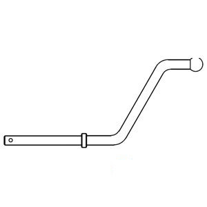 A-C5NN594E HANDLE HITCH ARM         