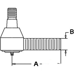 A-C7NN3289B TIE ROD RH THREAD        