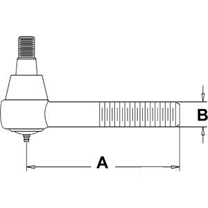A-C7NN3289C TIE ROD SHORT THREAD     