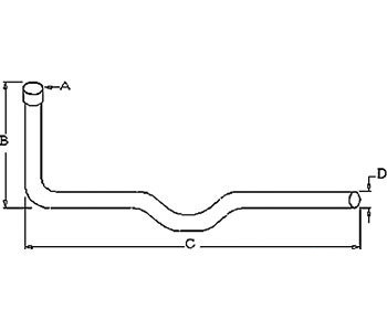 A-C7NN5245B TAIL PIPE                