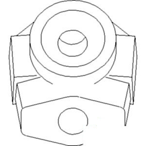 A-C7NN6531A SUPPORT ROCKER SHAFT     