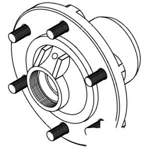 A-C9NN1104E HUB FRONT WHEEL          