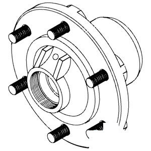 A-C9NN1104F HUB FRONT WHEEL          