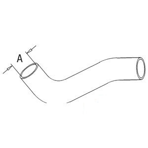A-CH13960 RADIATOR HOSE TOP        
