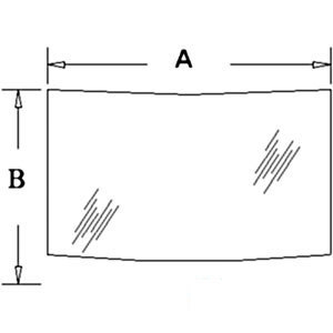 A-D129969 GLASS LOWER REAR WINDOW  