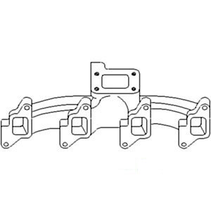 A-D1NN9430A MANIFOLD EXHAUST         