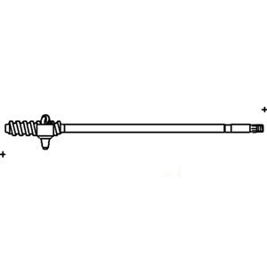 A-D2NN3A710D STEERING SHAFT & NUT ASSY