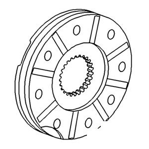 A-D5NN2N625A HANDBRAKE DISC           