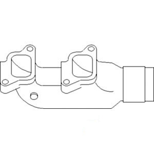 A-D5NN9431A MANIFOLD EXHAUST (REAR)  
