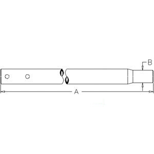 A-D8NN3B624BA TIE ROD TUBE             