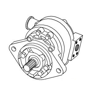 A-D8NN600AA HYDRAULIC PUMP (26.6 GPM)