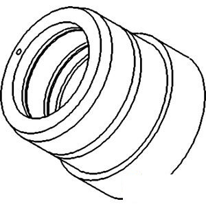 A-D8NNB733AC SLEEVE PTO OUTPUT SHAFT  