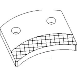 A-D8NNC736BB BRAKE PAD PTO            