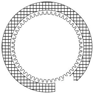 A-D8NNP743JA DISC PTO CLUTCH PLATE    