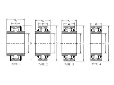 A-GW211PP2-I DISC BRG.; RD BORE RL    