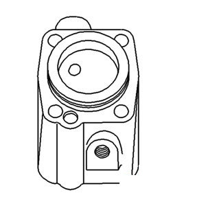 A-E0NN3C516BB HYD. VALVE HOUSING STEER 