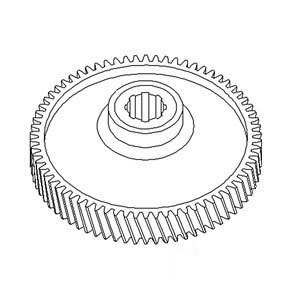A-E0NNA726AD PTO DRIVEN GEAR          