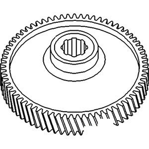 A-E0NNA726BA PTO DRIVEN GEAR (1000 RPM