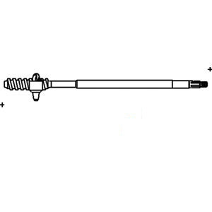 A-E1ADDN3524 STEERING SHAFT & NUT ASSY