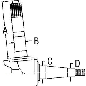 A-E1ADKN3105 SPINDLE (RH)