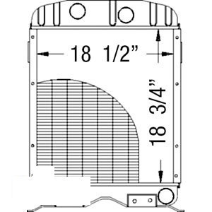 A-E1ADKN8005E RADIATOR - STANDARD/MAJOR