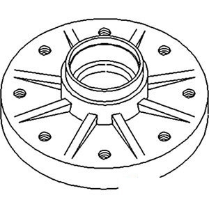A-E1NN1104AA HUB FRONT WHEEL          