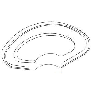 A-E1NN16315DA FENDER SKIN ONLY RH/LH   