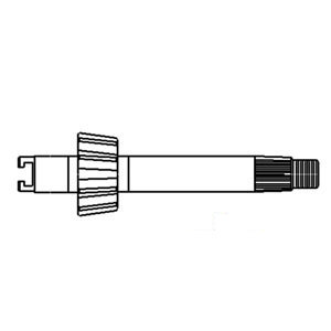 A-E4NN3N575AA STEERING PITMAN SHAFT    