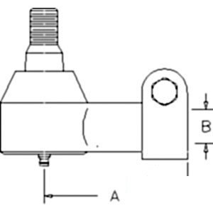 A-E7NN3B539AB CYLINDER END (RH)        