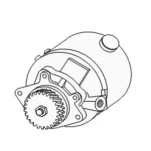 A-E7NN3K514CA PUMP POWER STEERING      