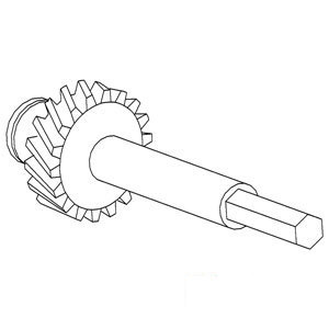 A-E9NN6A820AA GEAR OIL PUMP W/SHAFT    