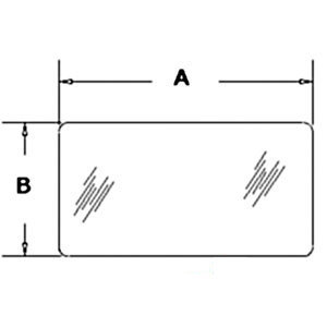 A-E9NN9442036AA GLASS REAR LOWER WINDOW  
