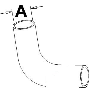 A-F0NN8260BB RADIATOR HOSE UPPER      