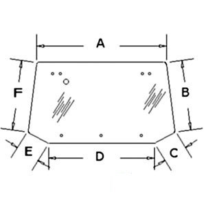 A-F0NN9442038BA GLASS REAR CAB WINDOW    